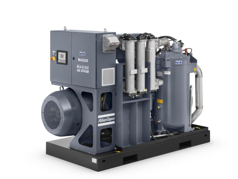 MAS Oil-injected Screw Compressors For Marine - Atlas Copco USA